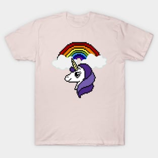 UNICORN RAINBOW - pixel art T-Shirt